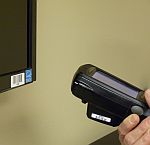 Asset management with barcode reader